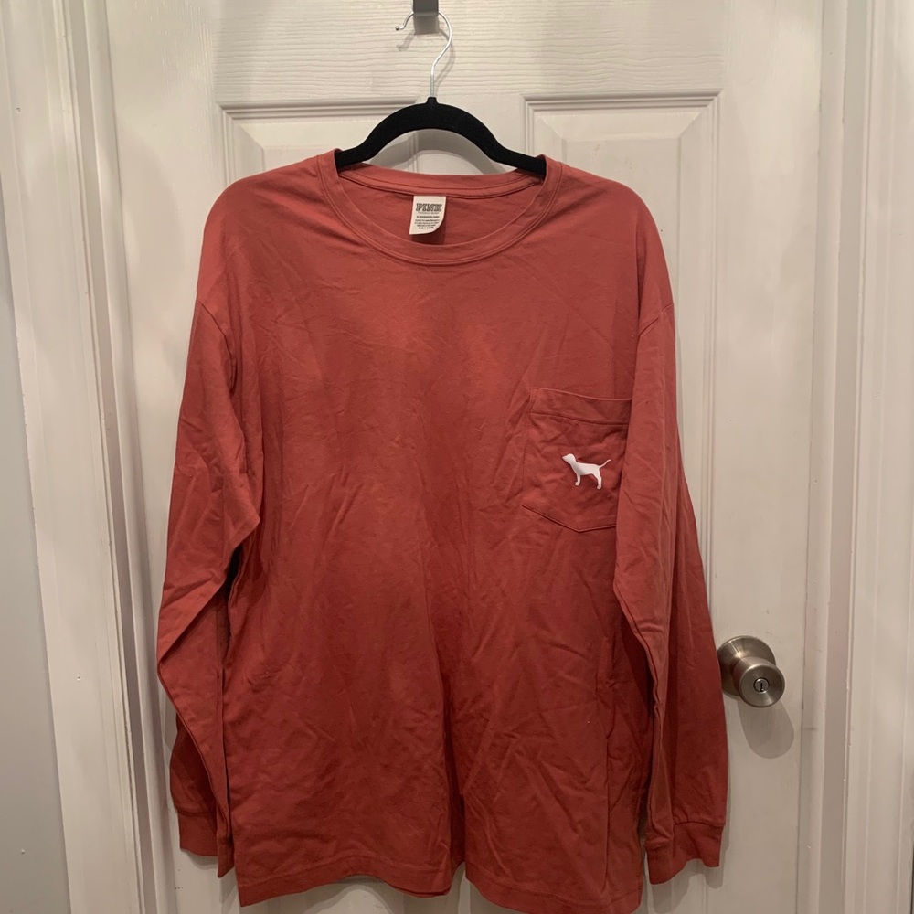 PINK love sleeve tshirt